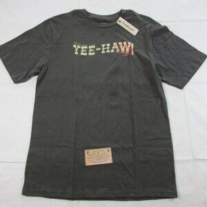 Ariat Girl's Short Sleeve Yeehaw Twist Graphic T-Shirt Vintage Black 10058867